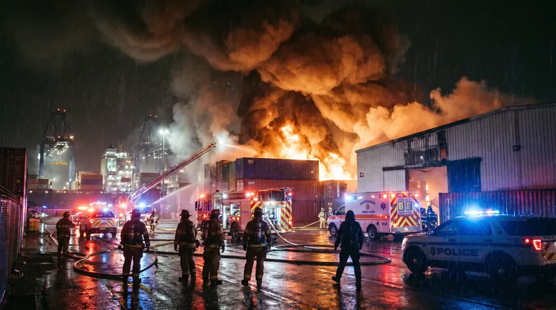 Ukrainian authorities reported that fires caused by the overnight strikes were brought under control by emergency services.