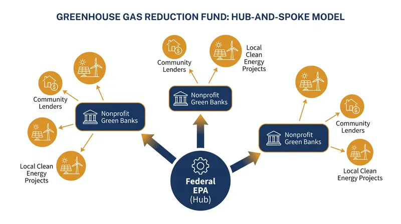 How the Greenhouse Gas Reduction Fund distributes capital through nonprofit intermediaries.