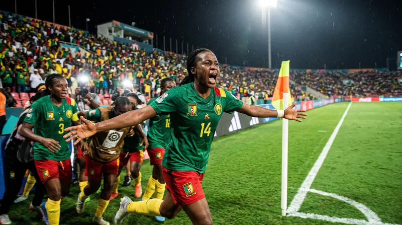 Marie Ngah Manga scored a first-half brace to secure Player of the Match honors in the final.