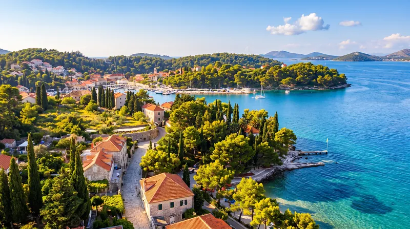 The modern resort town of Cavtat sits directly atop the ruins of the ancient Roman colony of Epidaurum.