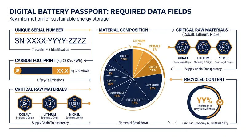 The Digital Battery Passport requires granular, per-unit data tracking.