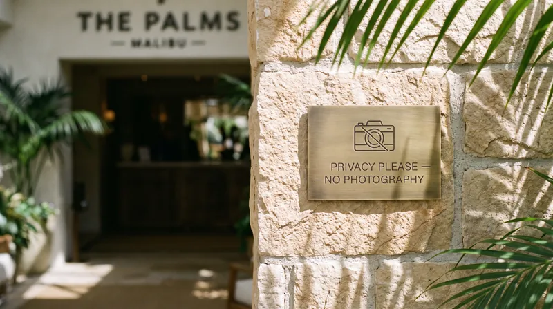 Resorts are implementing strict photography policies to ensure paying guests do not end up in social media content.