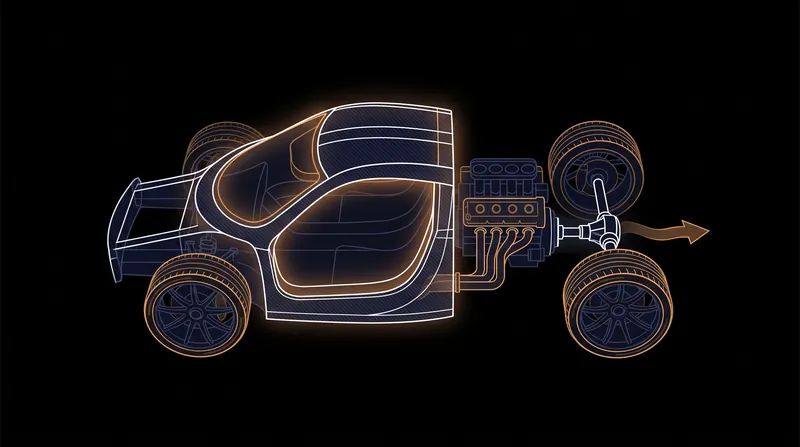 Despite its retro styling, the McL 6GT utilizes a modern carbon-fiber monocoque and a mid-mounted V8 engine.