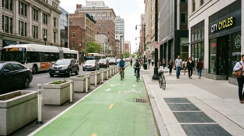 The Department of Transportation has proposed restricting federal grants for bicycle lanes, arguing they reduce travel throughput for motor vehicles.