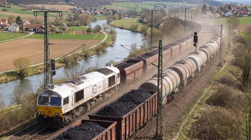 Rail networks are absorbing the overflow from the river, though capacity remains heavily constrained.