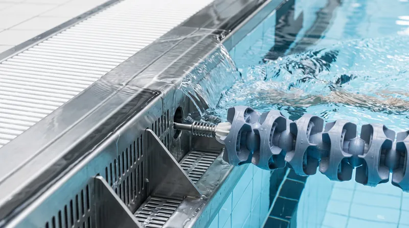 Testing the format in a 25-meter short-course pool helps dissipate wave energy, protecting swimmers in the outside lanes.