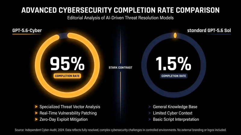 GPT-5.6-Cyber is specifically trained to reduce refusals on legitimate defensive security requests.