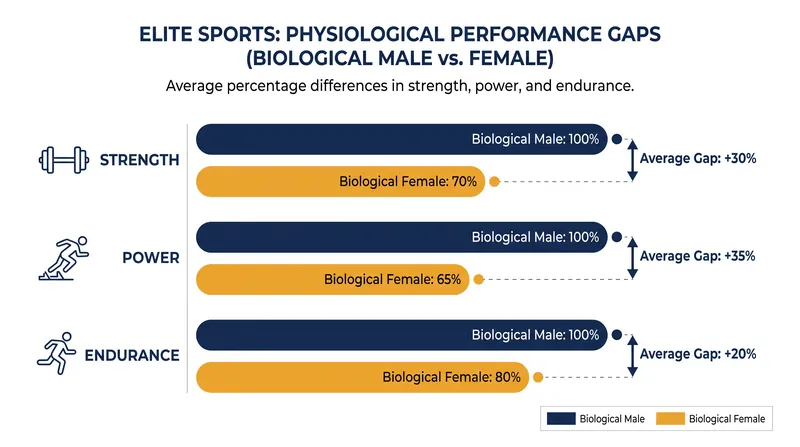 The IOC cited fixed advantages in strength and power as a primary reason for the biological standard.