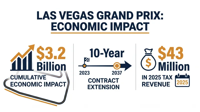The Las Vegas Grand Prix has generated massive economic returns for Southern Nevada since its 2023 debut.