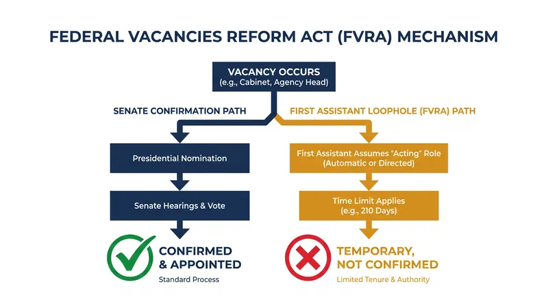 How the Justice Department attempted to use the Federal Vacancies Reform Act to bypass the Senate.