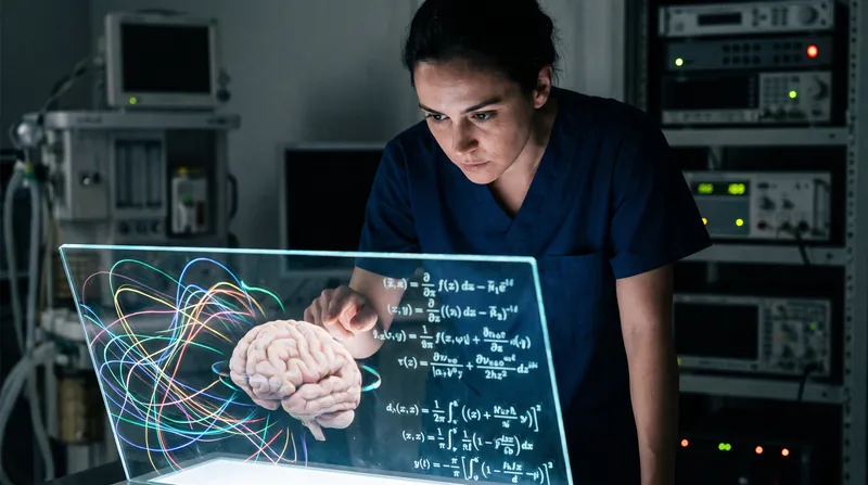 The MR-AIV technique extracts precise fluid velocities from standard MRI scans by forcing the AI to obey the laws of physics.