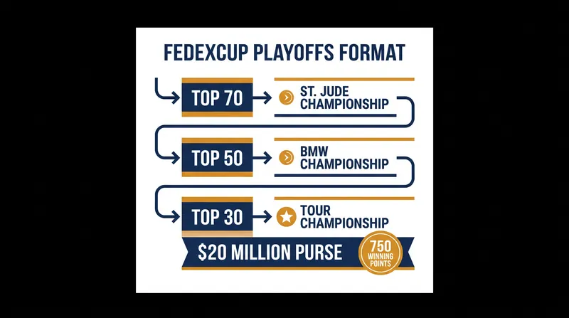 The FedExCup Playoffs narrow the field from 70 to 50, and finally to 30 for the Tour Championship.