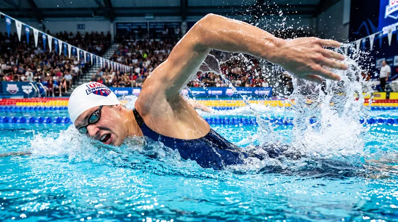 Kurucz set three lifetime bests at the Speedo Sectionals in March 2026.