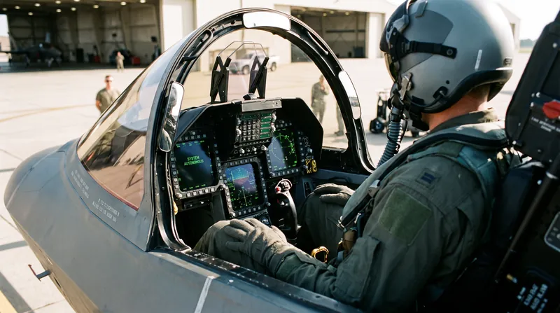 During the autonomous flights, a human safety pilot remains in the cockpit with the ability to instantly override the AI.