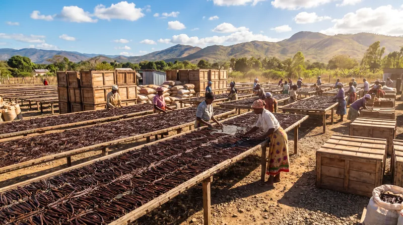 Madagascar exported a record 4,300 metric tons of vanilla during the 2023/2024 season as the market flooded.