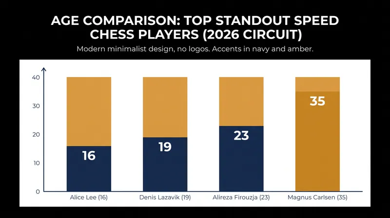 The generational divide at the top of the 2026 speed chess circuit.