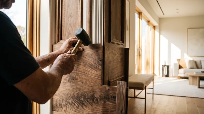 In-house carpentry teams allow integrated studios to maintain strict quality control over custom architectural finishes.