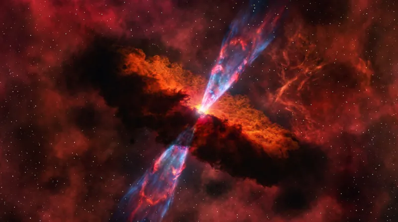 Bipolar jets act as an exhaust valve, allowing a young star to shed excess rotational energy as it grows.