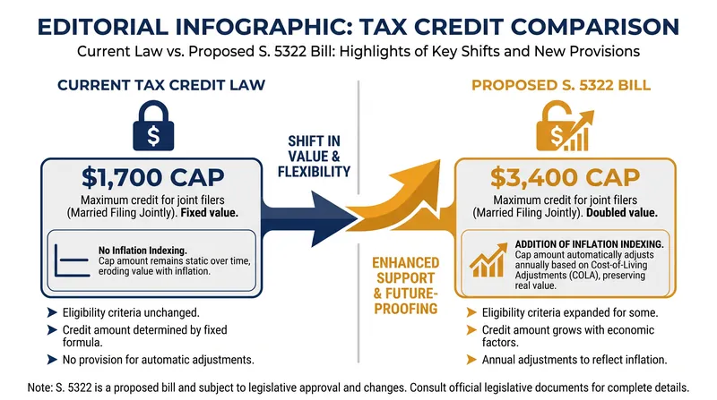 Proposed changes under the Federal Tax Credit Scholarship Improvement Act.