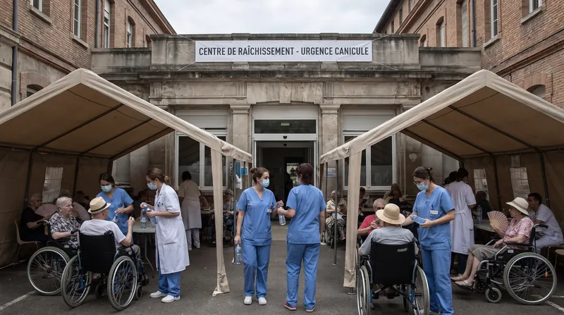 Public health infrastructure has been strained as hospitals process a surge in heat-related emergencies.