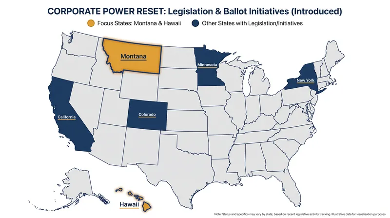 The movement is gaining traction in states like Montana, where a constitutional ballot initiative is slated for 2026.