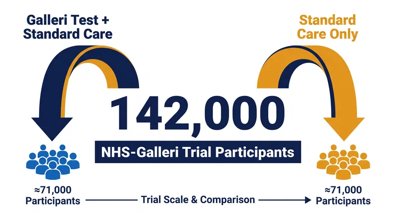 The NHS-Galleri trial is the largest randomized controlled trial of a multi-cancer early detection test to date.