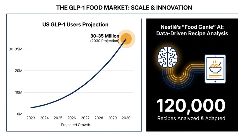 Nestlé is using AI to analyze thousands of recipes to engineer high-density nutrition for a rapidly growing demographic.