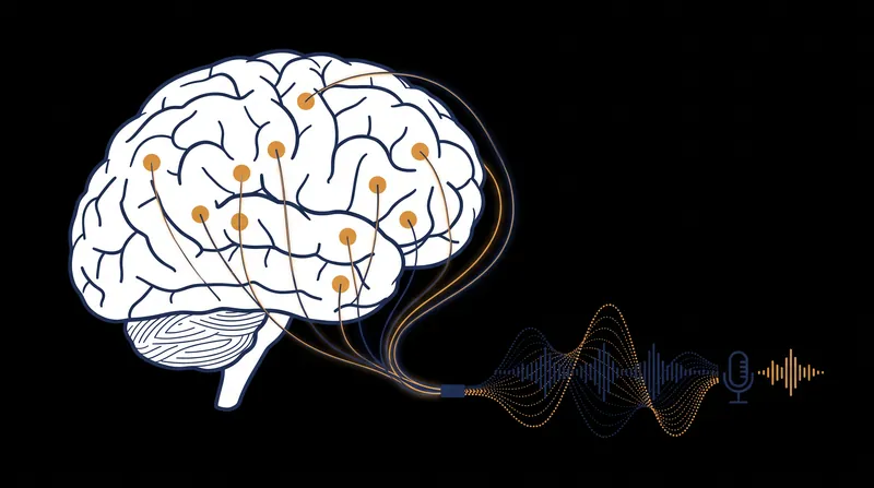 Researchers used electrocorticography to track neural activity with millisecond precision as participants listened to a podcast.