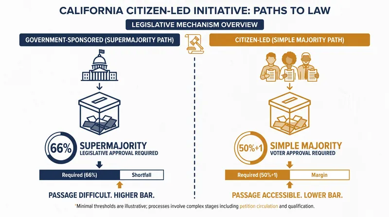 By gathering over 300,000 signatures, proponents qualified the measure as a citizen-led initiative, lowering the threshold for passage.