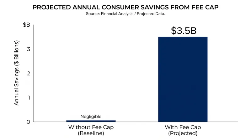 The CFPB estimates the cap will keep billions of dollars in the pockets of American households annually.
