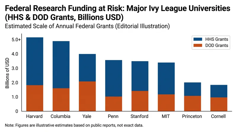 Harvard receives hundreds of millions of dollars annually in federal research grants, which the DOJ sought to recover.