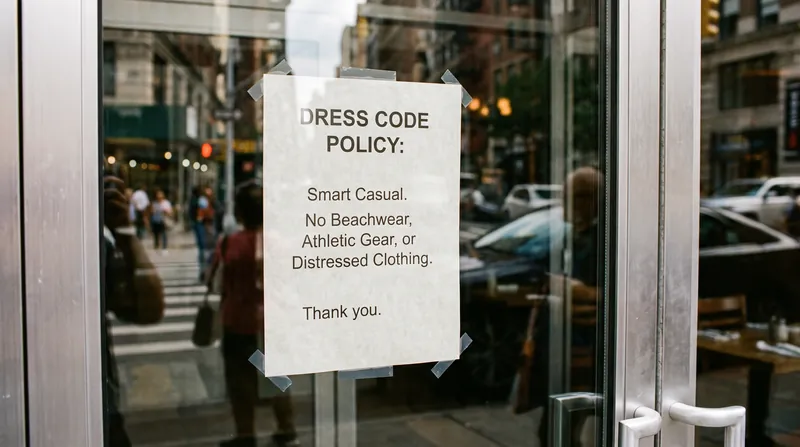 Transparency advocates argue that publicly posted rules prevent arbitrary enforcement at the door.