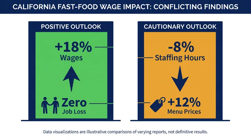 Recent studies present contradictory data on how the $20 wage floor affected employment and consumer prices.