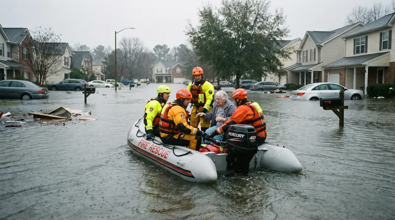 First responders have conducted hundreds of water rescues across central Indiana as floodwaters severed local roadways.