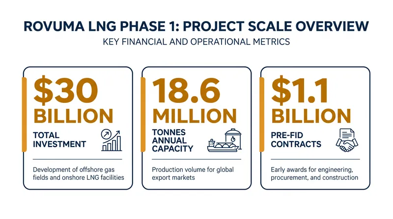 The Rovuma LNG project represents one of the largest private investments in African history.
