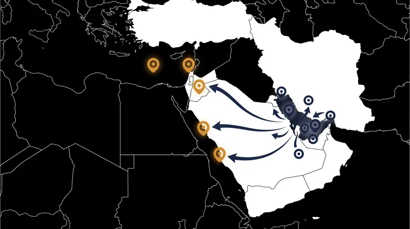 Military planners are exploring a distributed network extending through Jordan and Saudi Arabia's Red Sea coast.