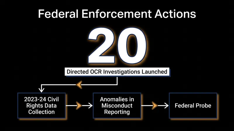 The Office for Civil Rights has launched 20 directed investigations based on suspicious data reporting.