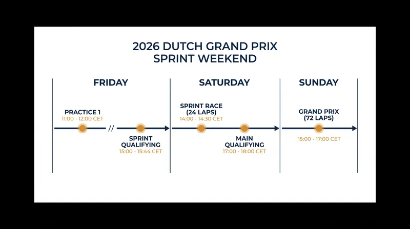 The Sprint format condenses practice time and adds a 100-kilometer race on Saturday.