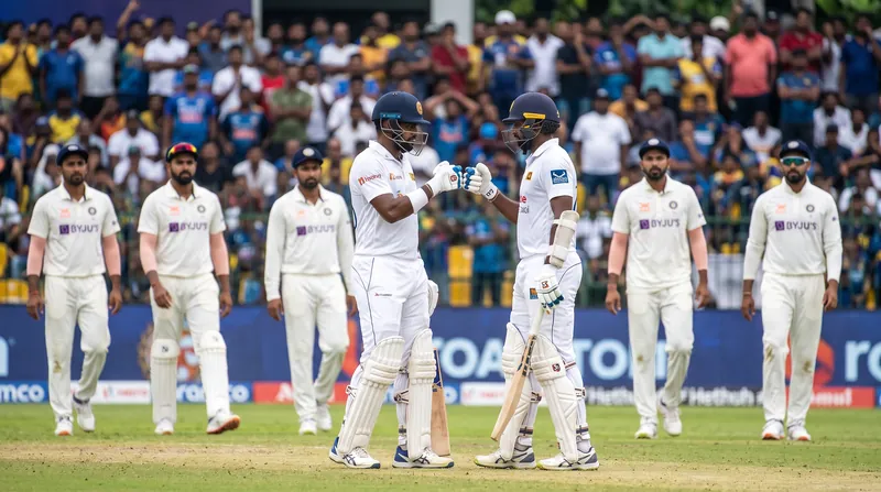 Dhananjaya de Silva and Sonal Dinusha provided stiff resistance with a 95-run partnership.