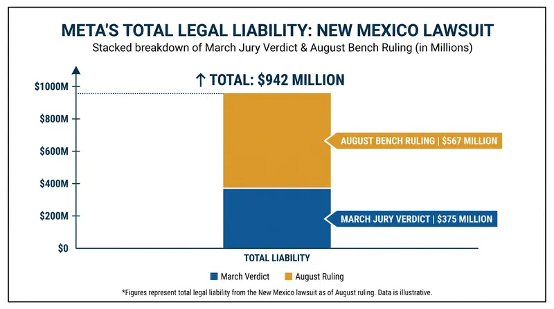 Meta's financial penalties in the two-phase New Mexico litigation.
