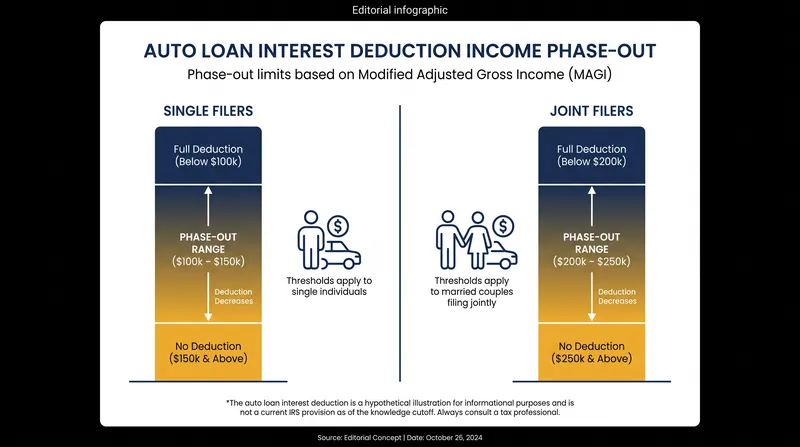 The deduction phases out for higher-income earners, disappearing entirely above $250,000 for joint filers.