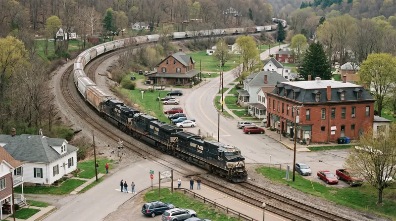 Ultra-long trains can stretch for miles, potentially blocking multiple local road crossings during a mechanical failure.