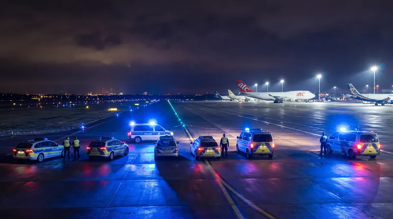 The discovery of the drone forced an immediate suspension of flight operations at the major European logistics hub.