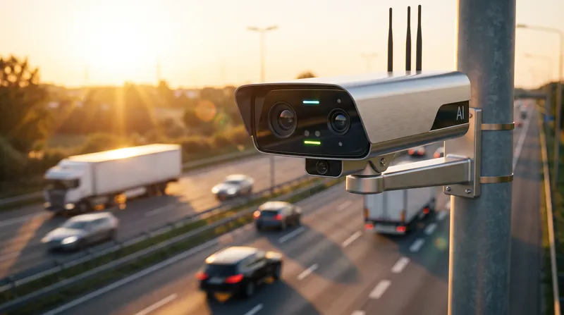 Pole-mounted sensors use data fusion to track traffic flow accurately, even in adverse weather conditions.
