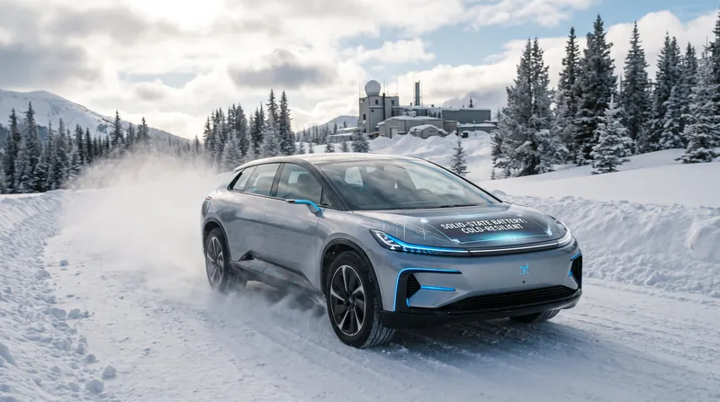 Solid-state batteries retain over 70% of their charge even in extreme sub-zero temperatures.