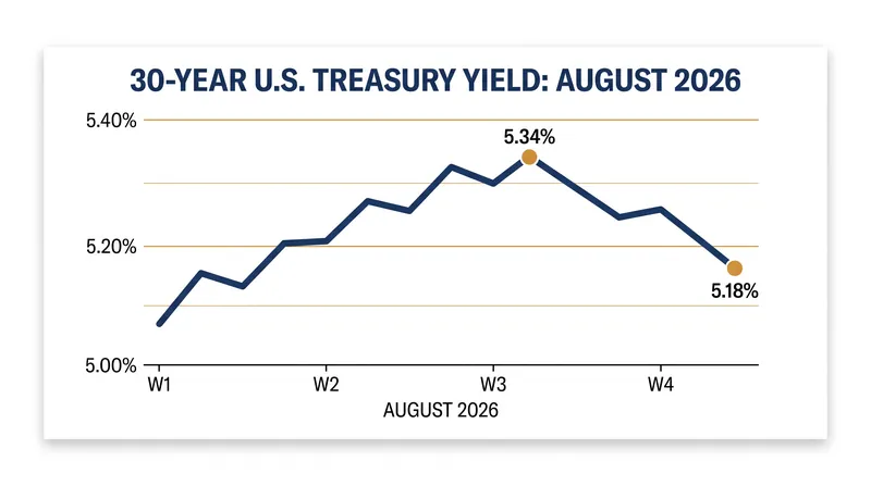 The 30-year Treasury yield hit a 19-year high before retreating on the Treasury's buyback announcement.