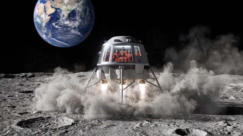 The lunar south pole is the primary target for future missions due to the presence of water ice in permanently shadowed craters.
