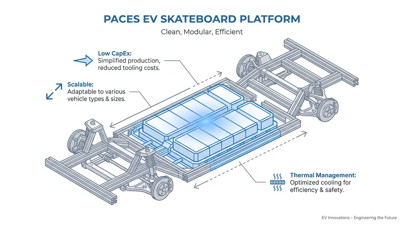 WEVC's modular architecture eliminates the need for heavy stamping equipment, drastically reducing initial capital expenditure.
