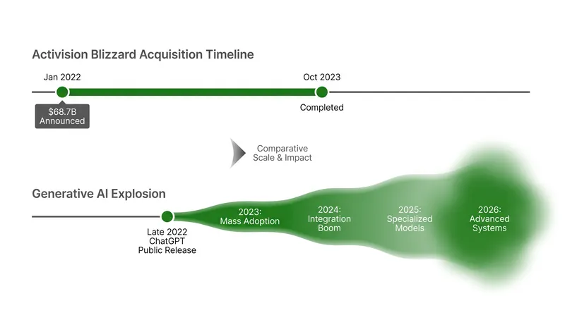 The $68.7 billion Activision Blizzard acquisition was negotiated before the generative AI boom fundamentally altered Microsoft's corporate priorities.