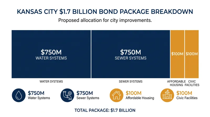 The $1.7 billion package is heavily weighted toward mandatory water and sewer upgrades.
